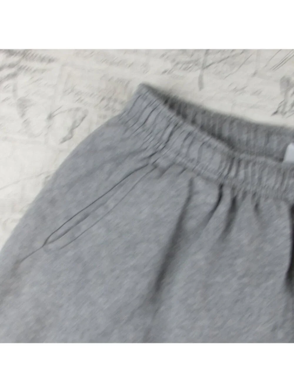 EUC Nike Fleece Shorts Gray  Big Swoosh BV2721-063 Sweat Shorts Athletic sz XL